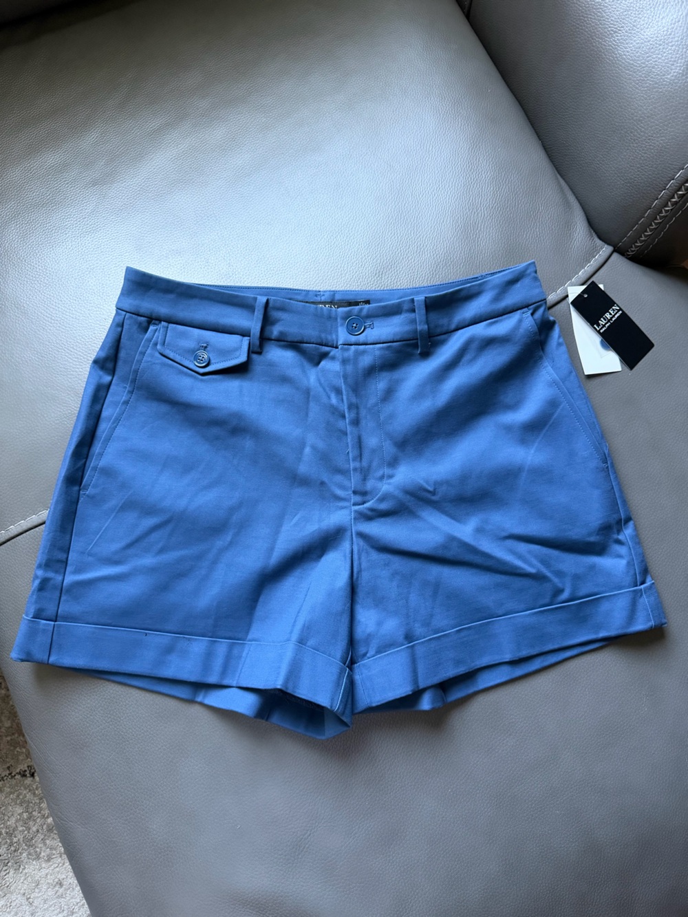Ralph Lauren Blue Tailored Bermuda Shorts